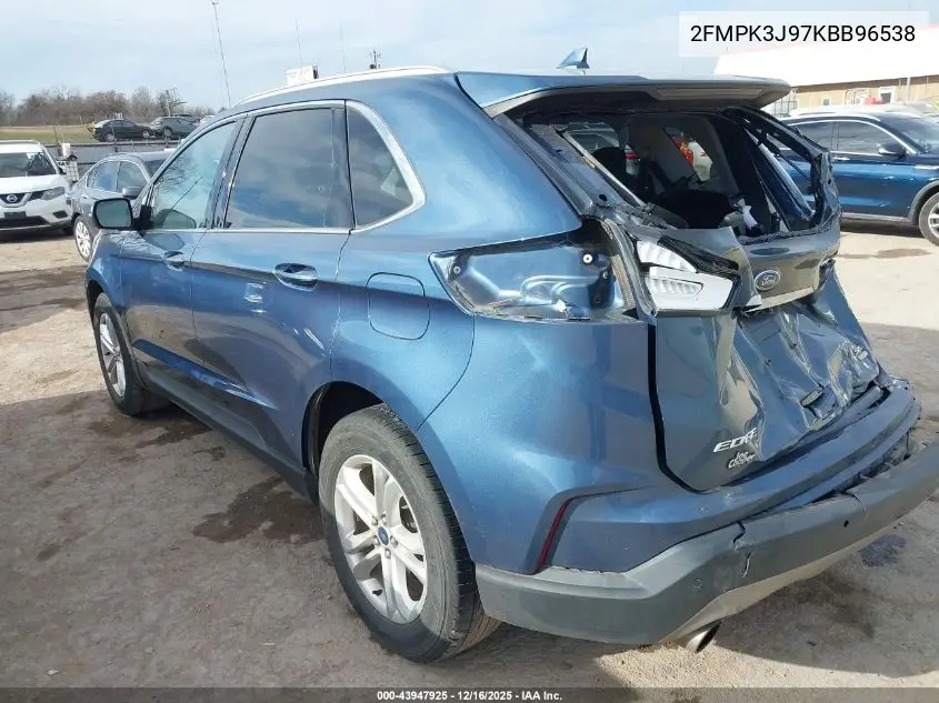 2FMPK3J97KBB96538 2019 Ford Edge Sel