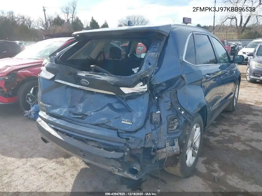 2FMPK3J97KBB96538 2019 Ford Edge Sel