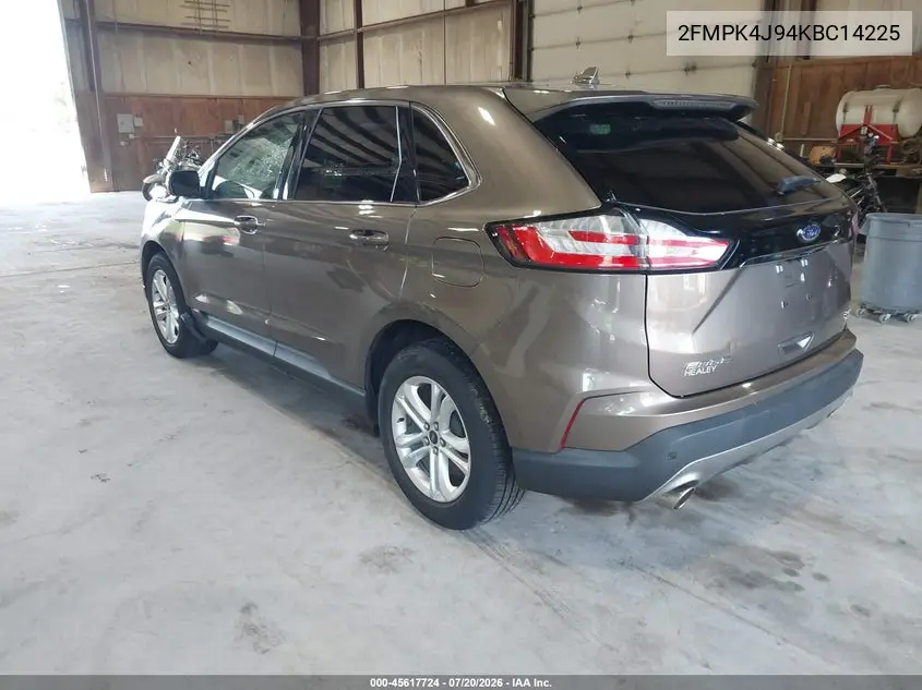 2019 Ford Edge Sel VIN: 2FMPK4J94KBC14225 Lot: 45617724