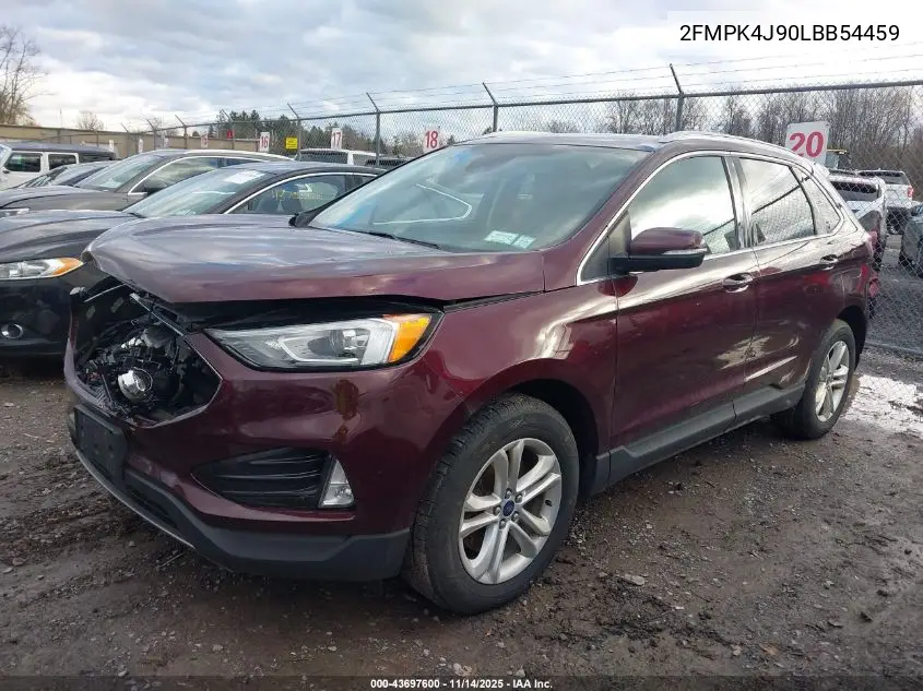 2FMPK4J90LBB54459 2020 Ford Edge Sel