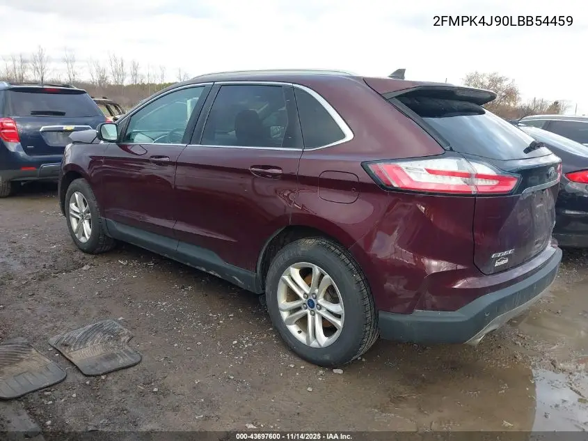 2FMPK4J90LBB54459 2020 Ford Edge Sel