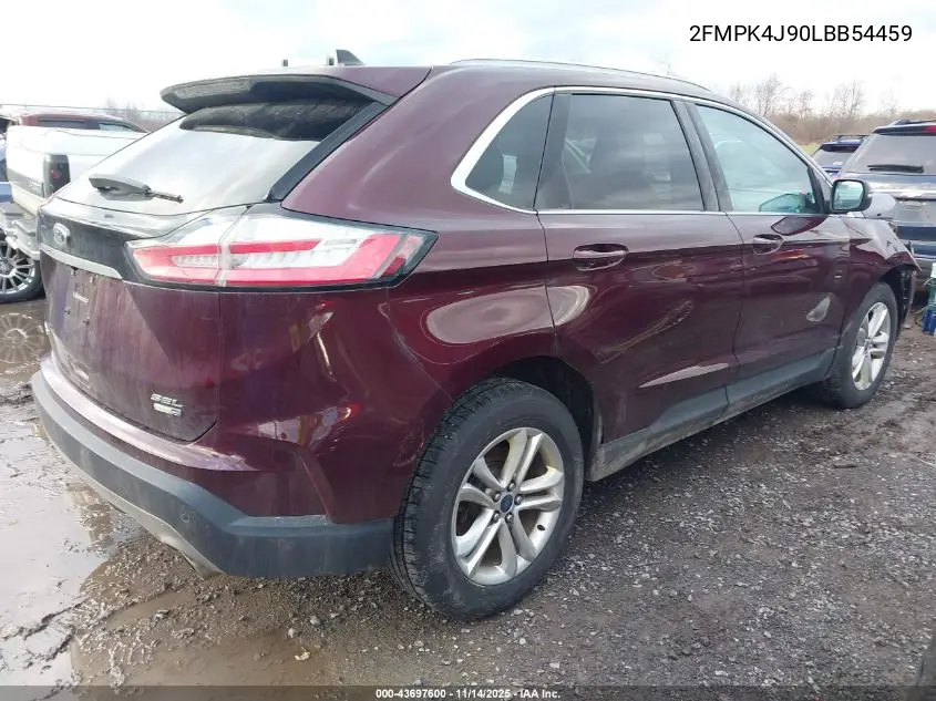 2FMPK4J90LBB54459 2020 Ford Edge Sel