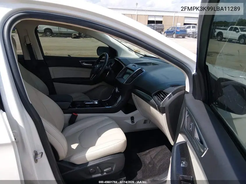 2020 Ford Edge Titanium VIN: 2FMPK3K99LBA11289 Lot: 45601764