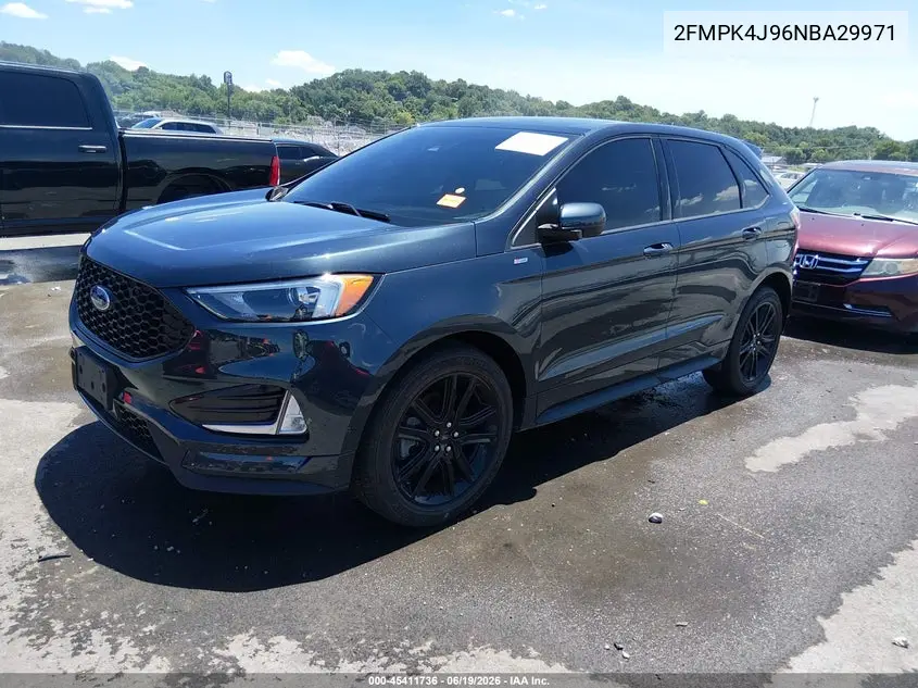2022 Ford Edge St-Line VIN: 2FMPK4J96NBA29971 Lot: 45411736