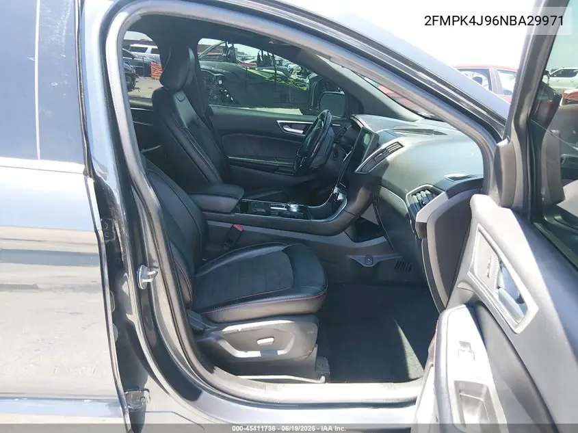 2022 Ford Edge St-Line VIN: 2FMPK4J96NBA29971 Lot: 45411736