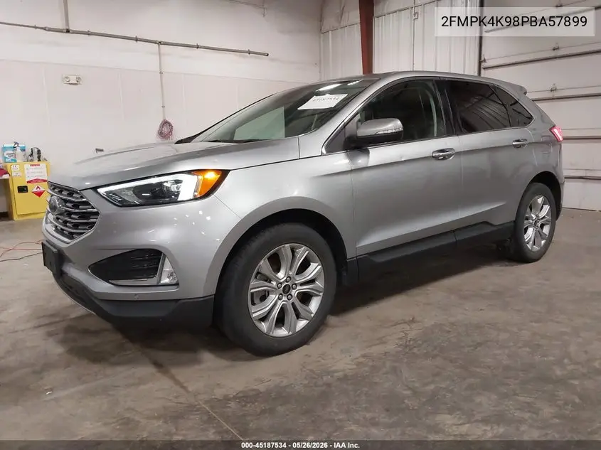 2023 Ford Edge Titanium VIN: 2FMPK4K98PBA57899 Lot: 45187534