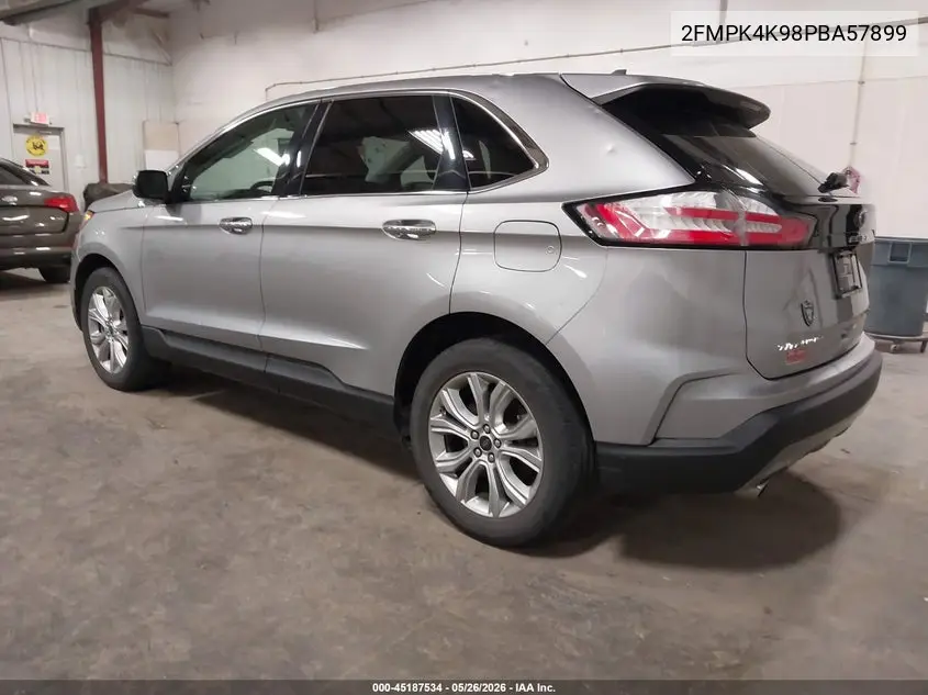 2023 Ford Edge Titanium VIN: 2FMPK4K98PBA57899 Lot: 45187534