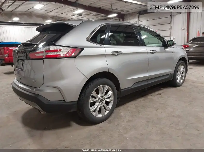 2023 Ford Edge Titanium VIN: 2FMPK4K98PBA57899 Lot: 45187534
