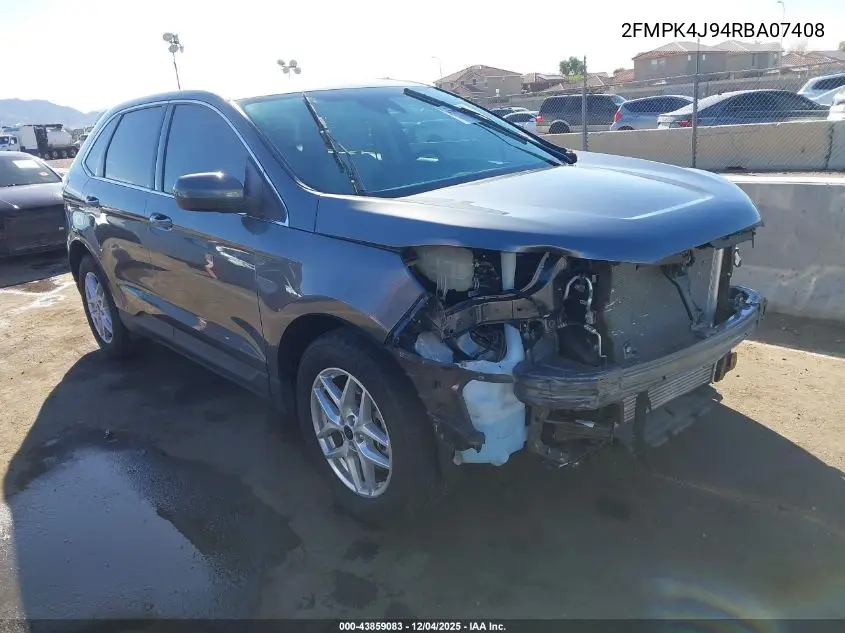 2FMPK4J94RBA07408 2024 Ford Edge Sel