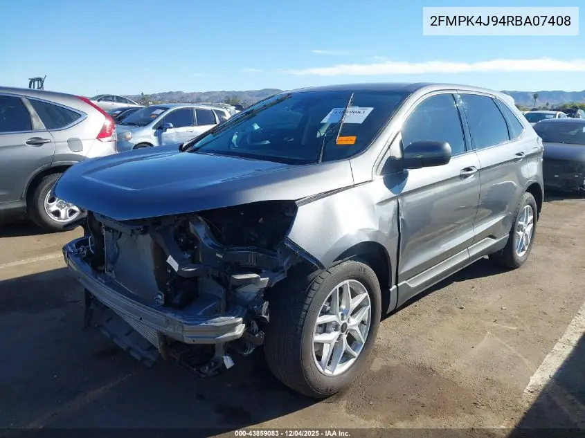 2FMPK4J94RBA07408 2024 Ford Edge Sel