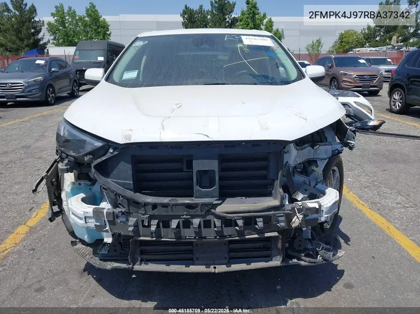 2024 Ford Edge Sel VIN: 2FMPK4J97RBA37342 Lot: 45185709