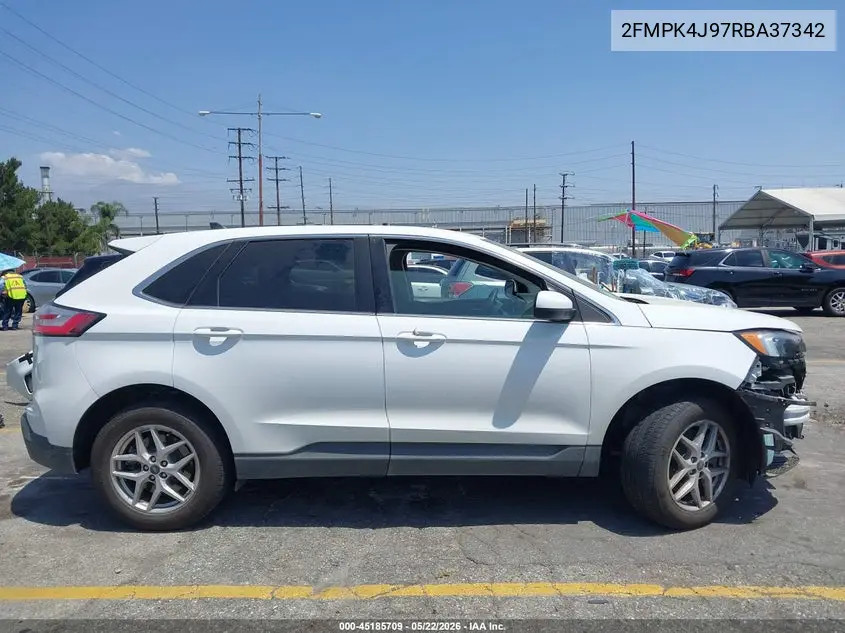 2024 Ford Edge Sel VIN: 2FMPK4J97RBA37342 Lot: 45185709