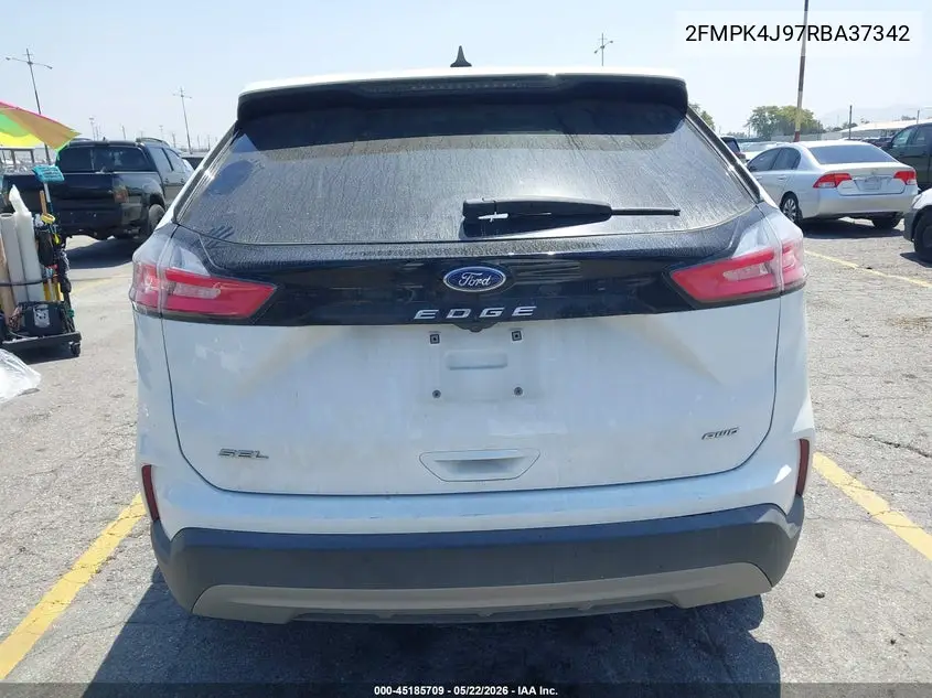 2024 Ford Edge Sel VIN: 2FMPK4J97RBA37342 Lot: 45185709