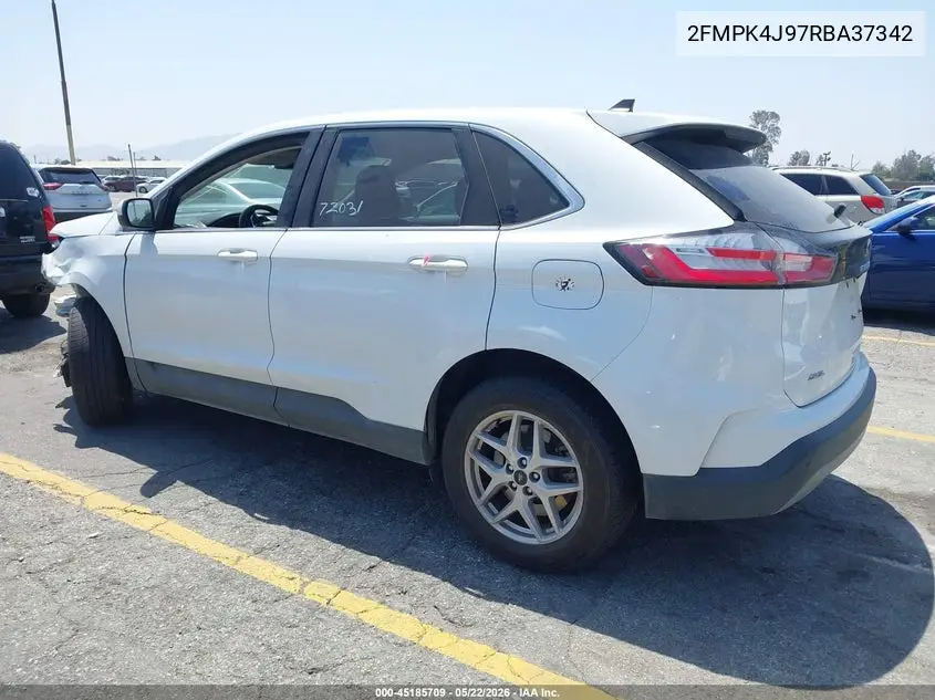 2024 Ford Edge Sel VIN: 2FMPK4J97RBA37342 Lot: 45185709