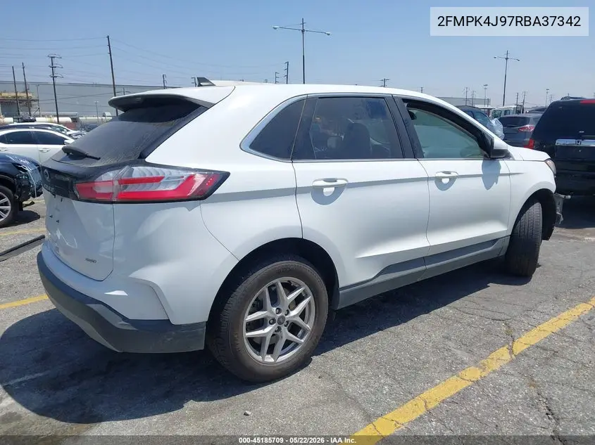 2024 Ford Edge Sel VIN: 2FMPK4J97RBA37342 Lot: 45185709
