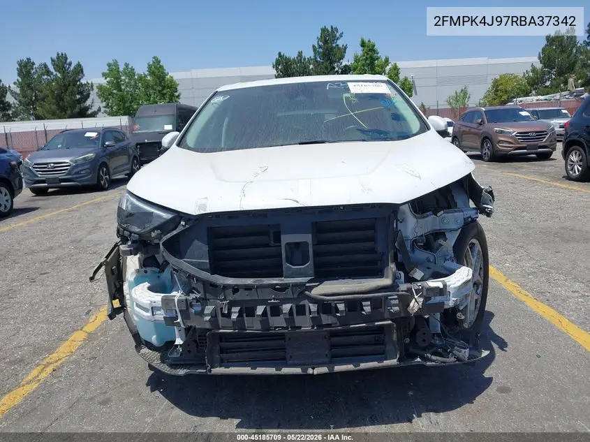 2024 Ford Edge Sel VIN: 2FMPK4J97RBA37342 Lot: 45185709