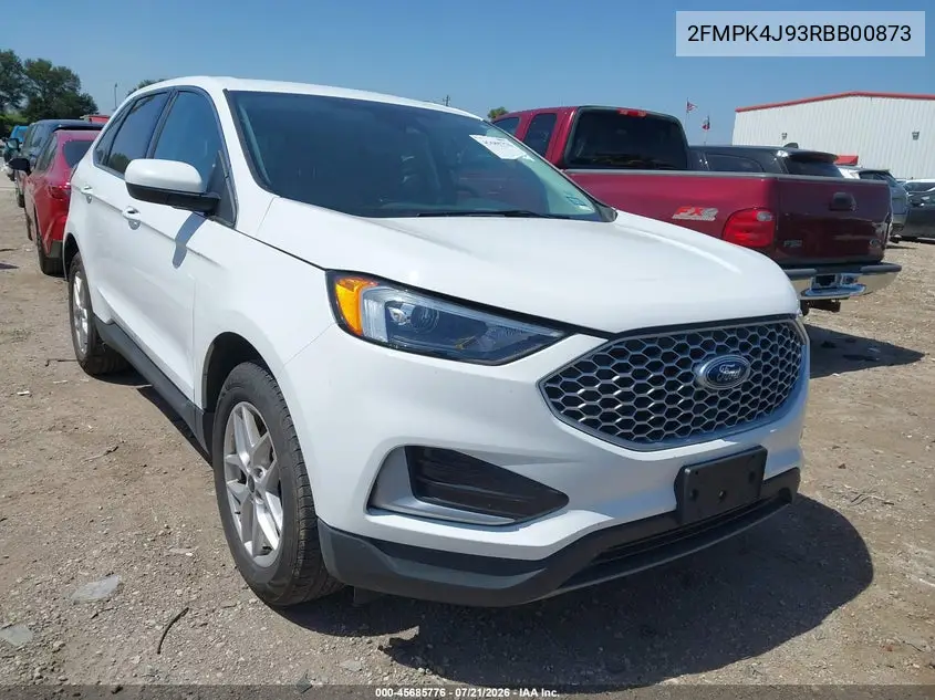 2024 Ford Edge Sel VIN: 2FMPK4J93RBB00873 Lot: 45685776