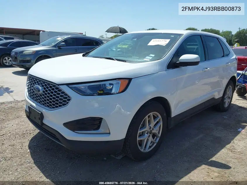 2024 Ford Edge Sel VIN: 2FMPK4J93RBB00873 Lot: 45685776