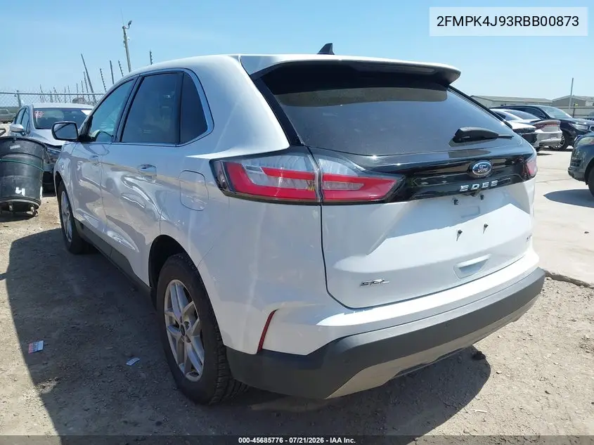 2024 Ford Edge Sel VIN: 2FMPK4J93RBB00873 Lot: 45685776