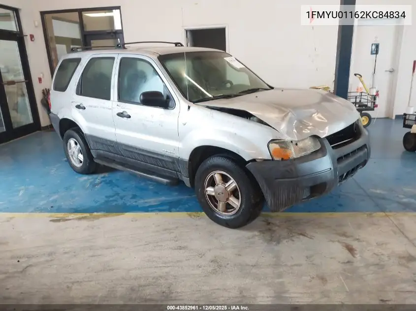 1FMYU01162KC84834 2002 Ford Escape Xls