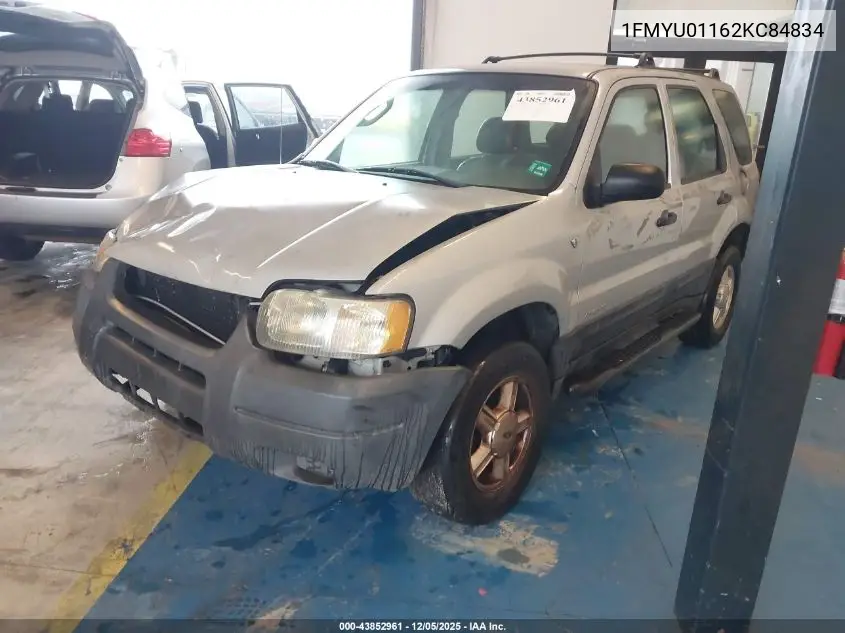 1FMYU01162KC84834 2002 Ford Escape Xls