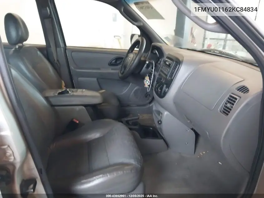 1FMYU01162KC84834 2002 Ford Escape Xls