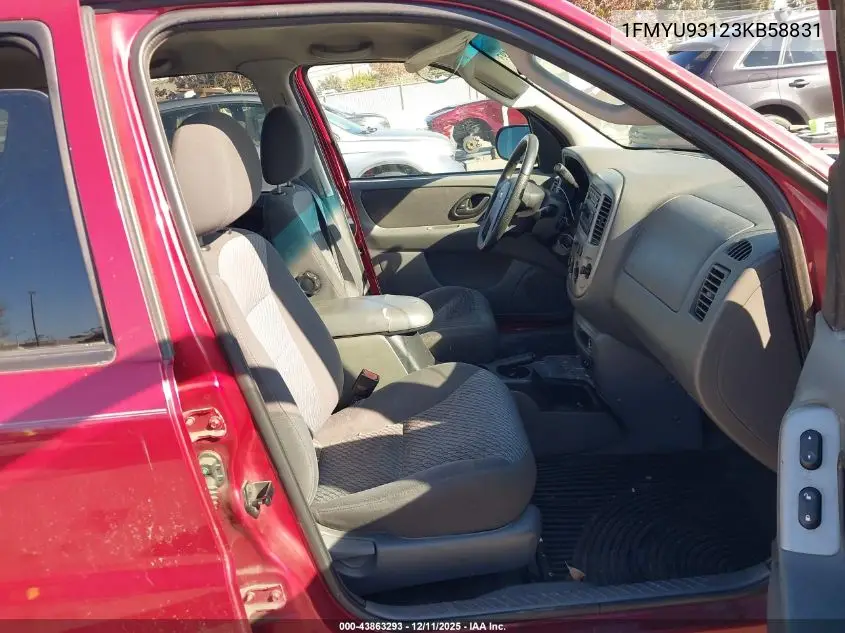 1FMYU93123KB58831 2003 Ford Escape Xlt