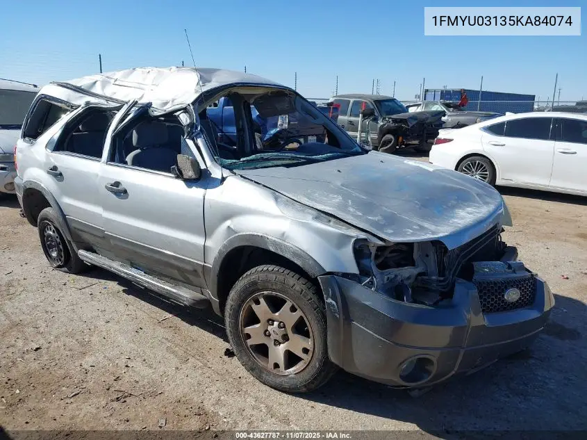 1FMYU03135KA84074 2005 Ford Escape Xlt