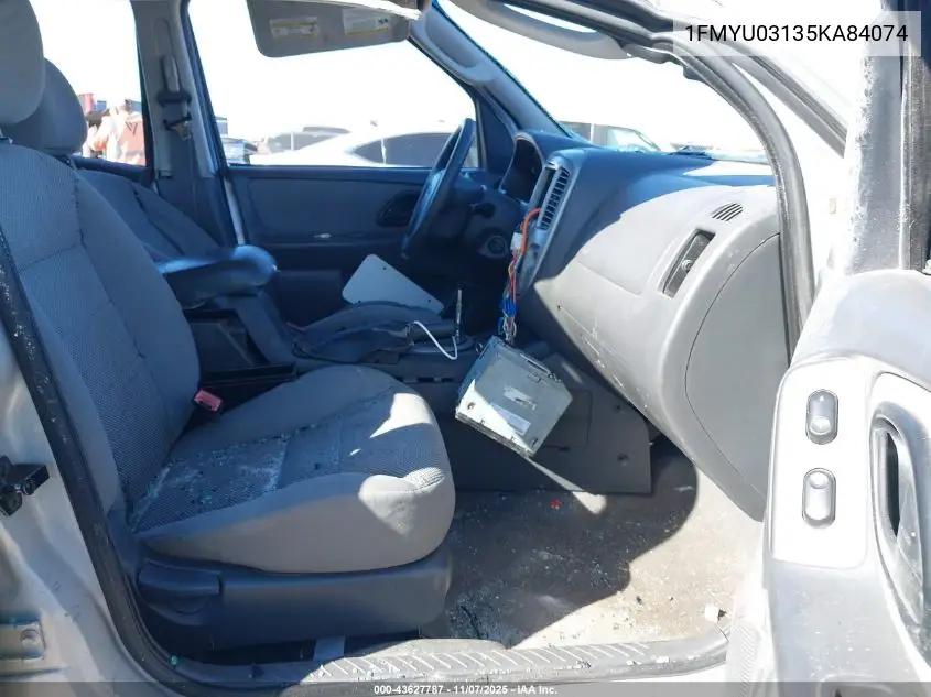 1FMYU03135KA84074 2005 Ford Escape Xlt