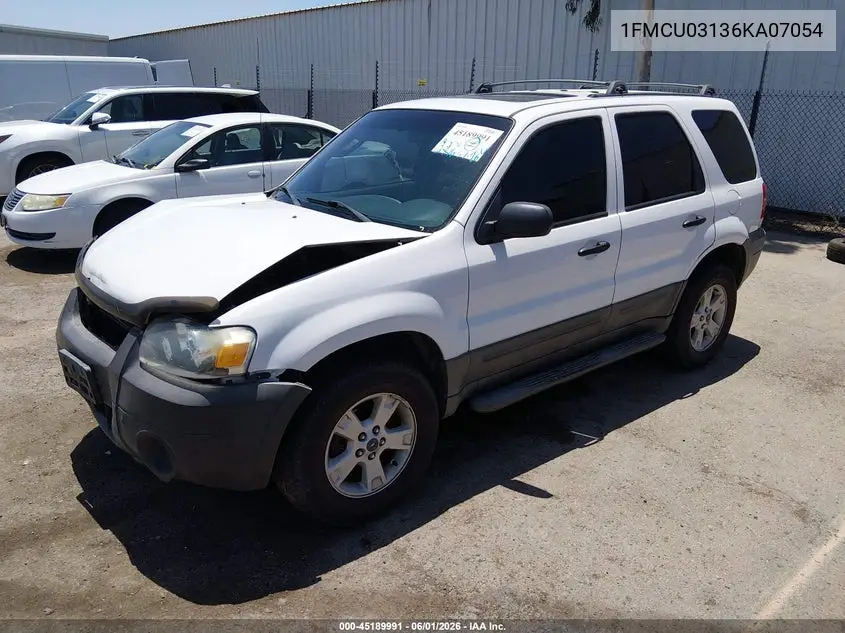 2006 Ford Escape Xlt/Xlt Sport VIN: 1FMCU03136KA07054 Lot: 45189991