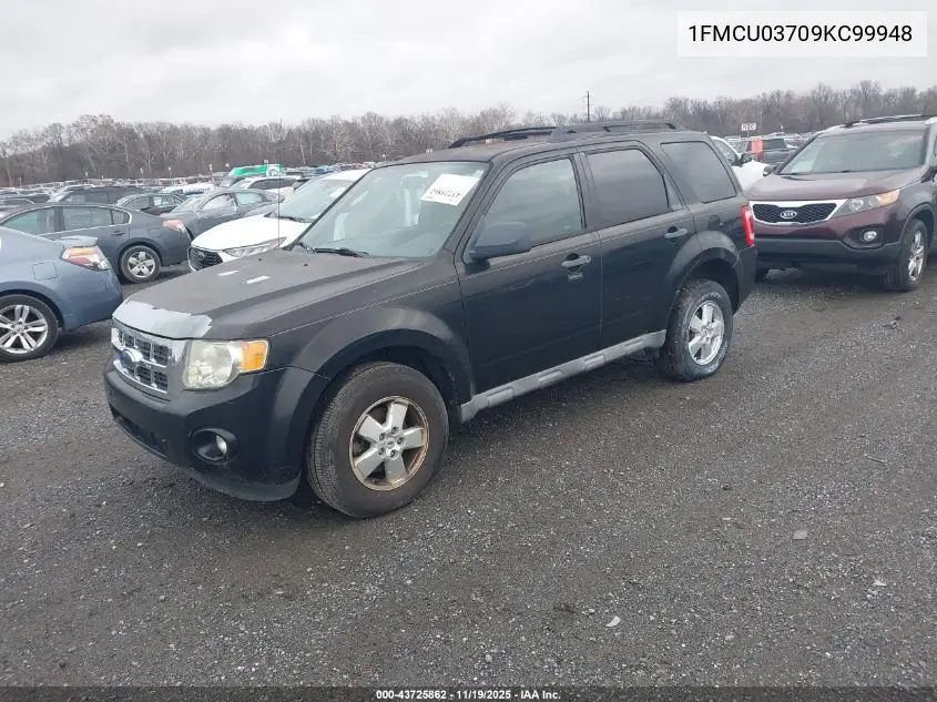 1FMCU03709KC99948 2009 Ford Escape Xlt