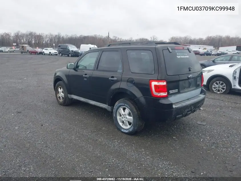 1FMCU03709KC99948 2009 Ford Escape Xlt