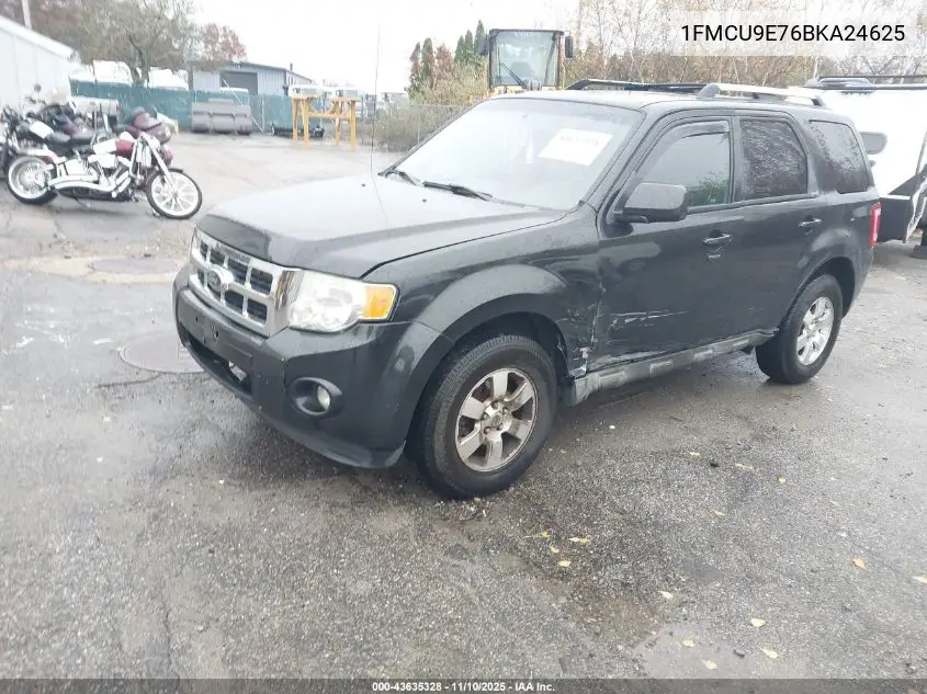 1FMCU9E76BKA24625 2011 Ford Escape Limited