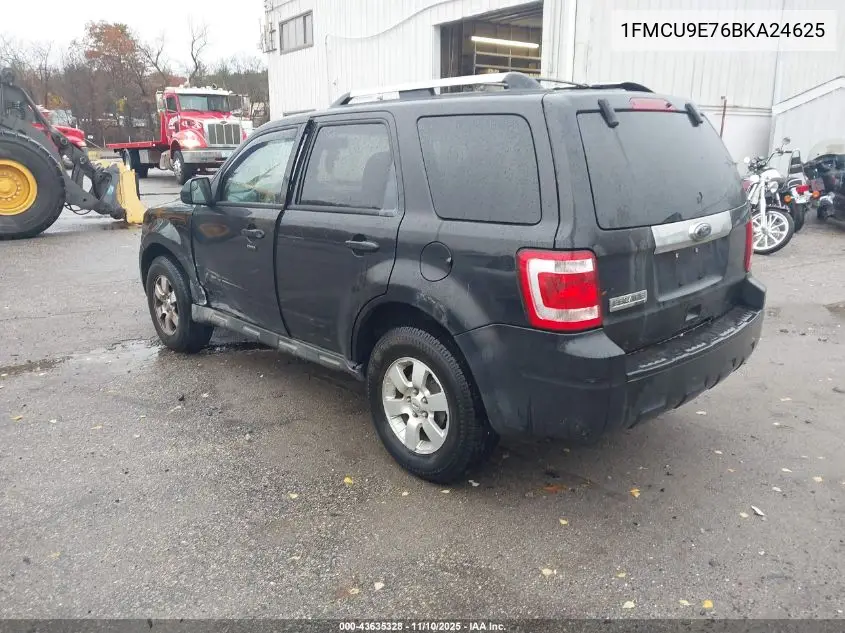1FMCU9E76BKA24625 2011 Ford Escape Limited