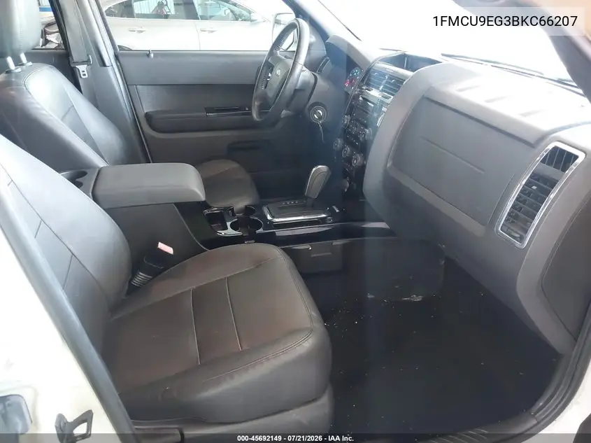 2011 Ford Escape Limited VIN: 1FMCU9EG3BKC66207 Lot: 45692149