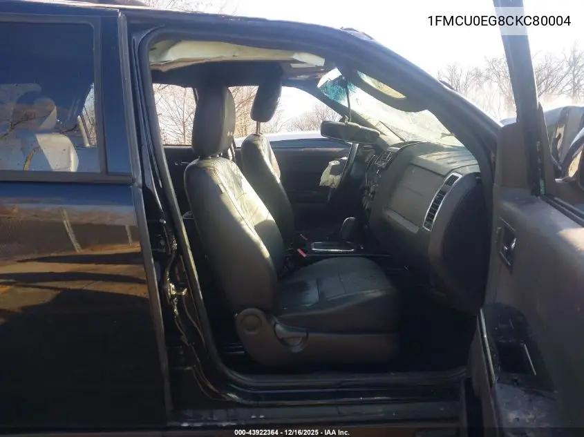 1FMCU0EG8CKC80004 2012 Ford Escape Limited