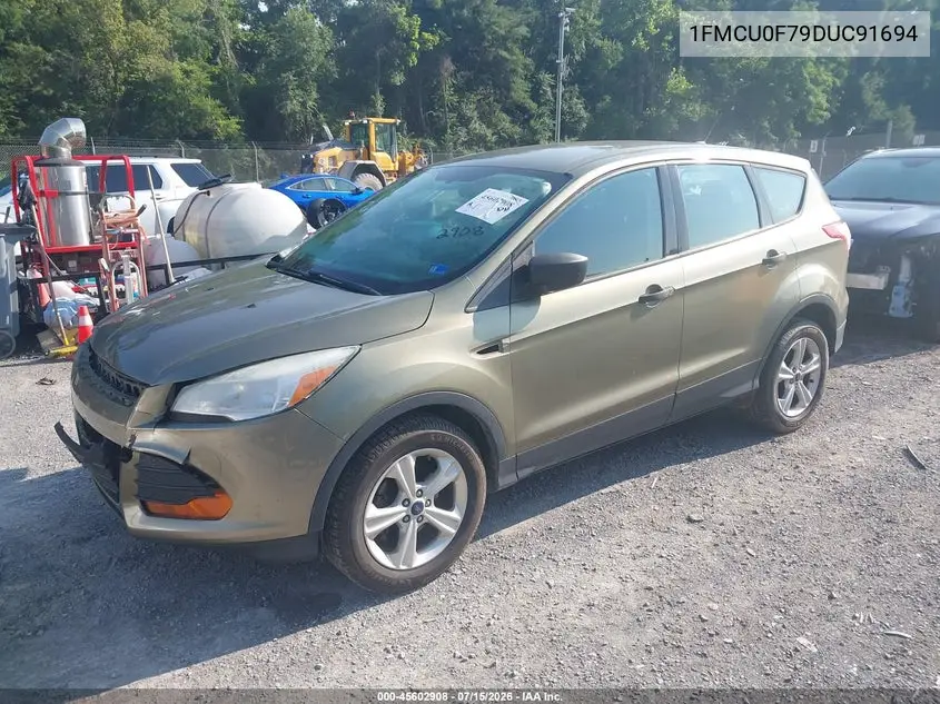 2013 Ford Escape S VIN: 1FMCU0F79DUC91694 Lot: 45602908