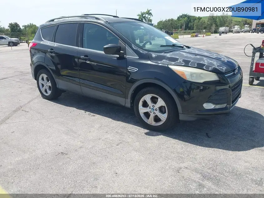 2013 Ford Escape Se VIN: 1FMCU0GX2DUB90981 Lot: 45626203