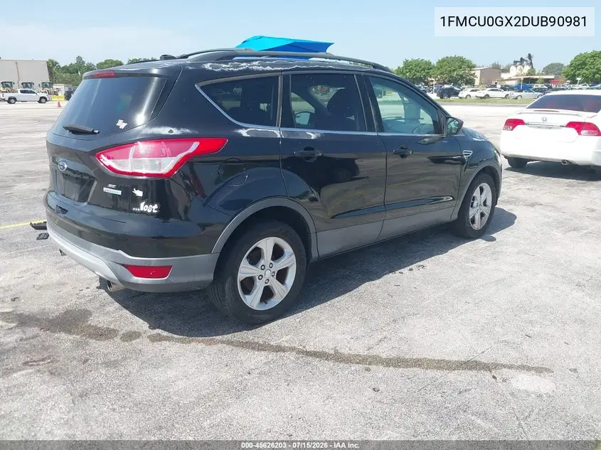 2013 Ford Escape Se VIN: 1FMCU0GX2DUB90981 Lot: 45626203
