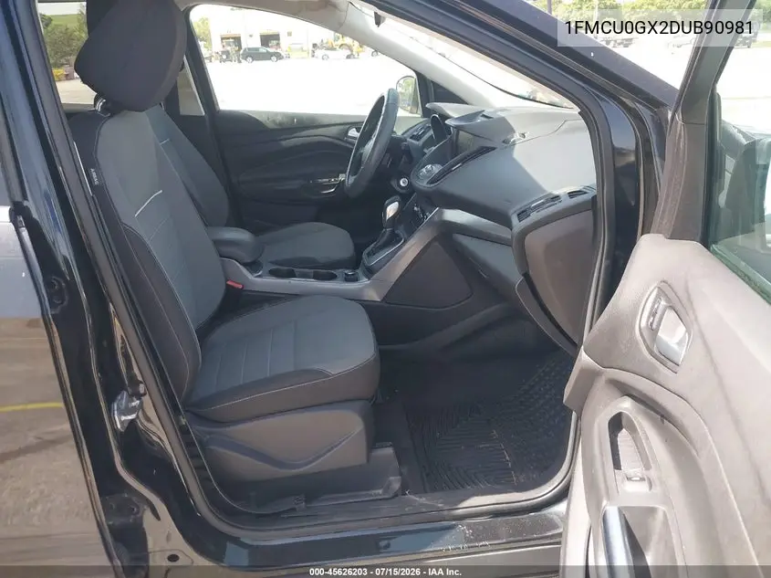 2013 Ford Escape Se VIN: 1FMCU0GX2DUB90981 Lot: 45626203