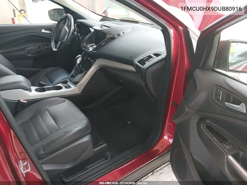 2013 Ford Escape Sel VIN: 1FMCU0HX9DUB80916 Lot: 45631036
