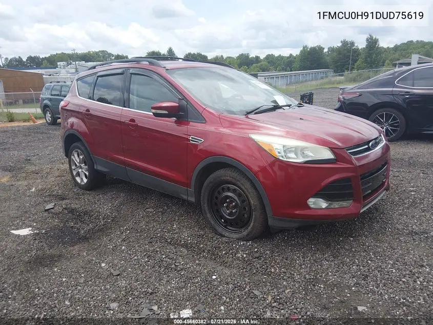 2013 Ford Escape Sel VIN: 1FMCU0H91DUD75619 Lot: 45660382
