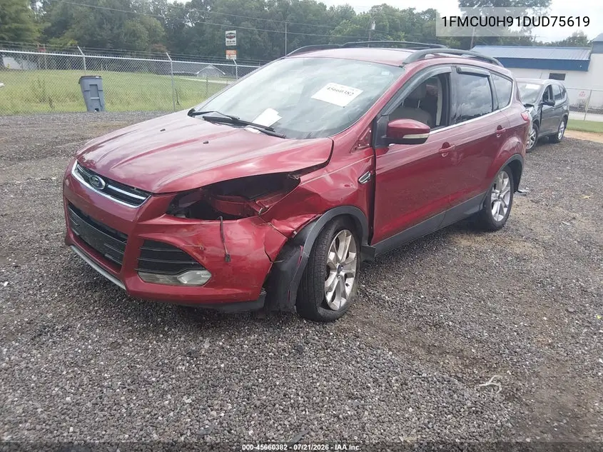 2013 Ford Escape Sel VIN: 1FMCU0H91DUD75619 Lot: 45660382