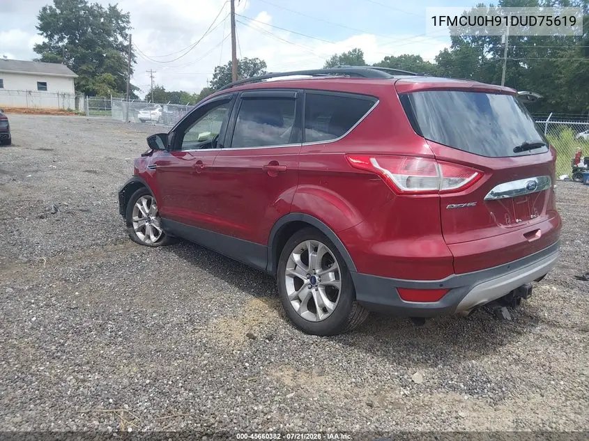 2013 Ford Escape Sel VIN: 1FMCU0H91DUD75619 Lot: 45660382