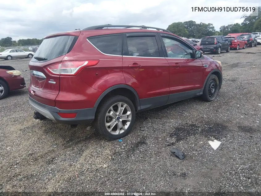 2013 Ford Escape Sel VIN: 1FMCU0H91DUD75619 Lot: 45660382
