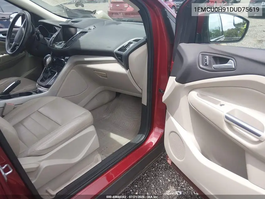 2013 Ford Escape Sel VIN: 1FMCU0H91DUD75619 Lot: 45660382