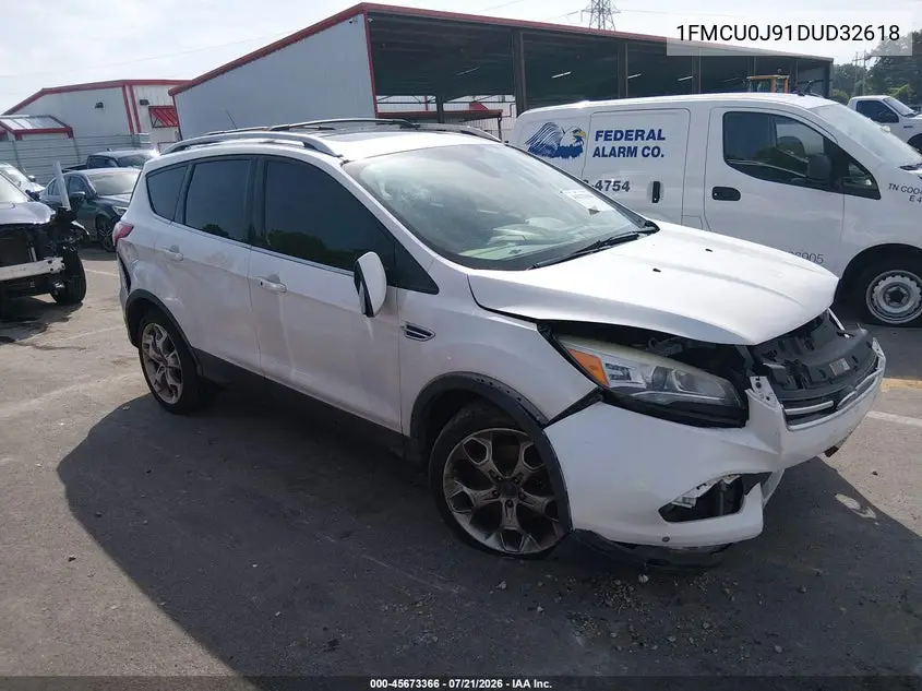 2013 Ford Escape Titanium VIN: 1FMCU0J91DUD32618 Lot: 45673366