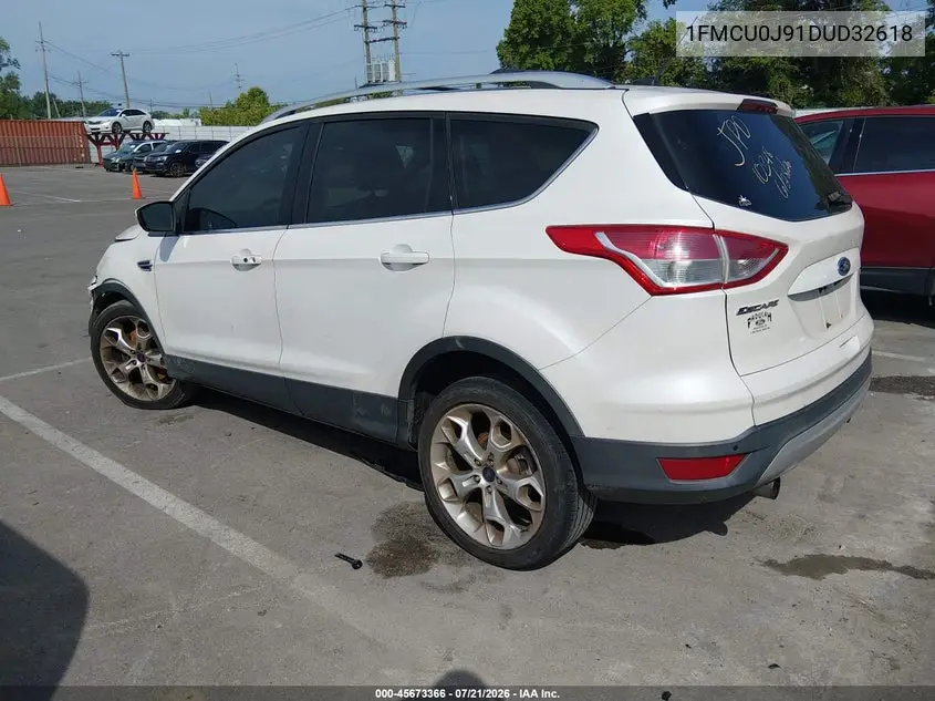 2013 Ford Escape Titanium VIN: 1FMCU0J91DUD32618 Lot: 45673366