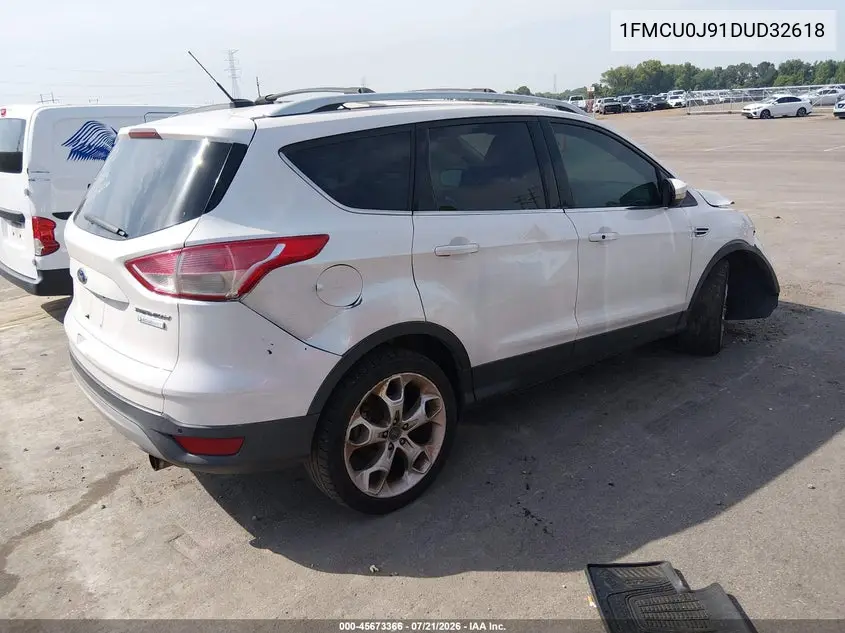 2013 Ford Escape Titanium VIN: 1FMCU0J91DUD32618 Lot: 45673366