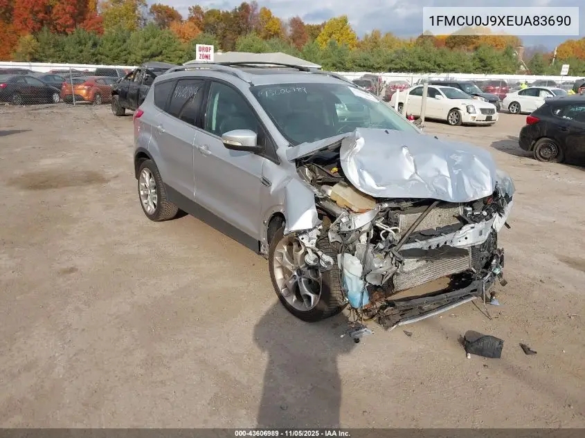1FMCU0J9XEUA83690 2014 Ford Escape Titanium